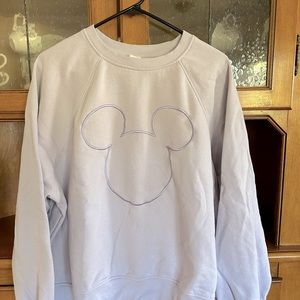 Mickey Mouse Disney H&M sweatshirt M/L super soft : light purple